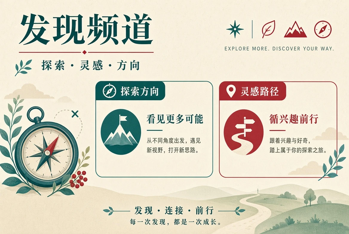 发现频道栏目视觉导览