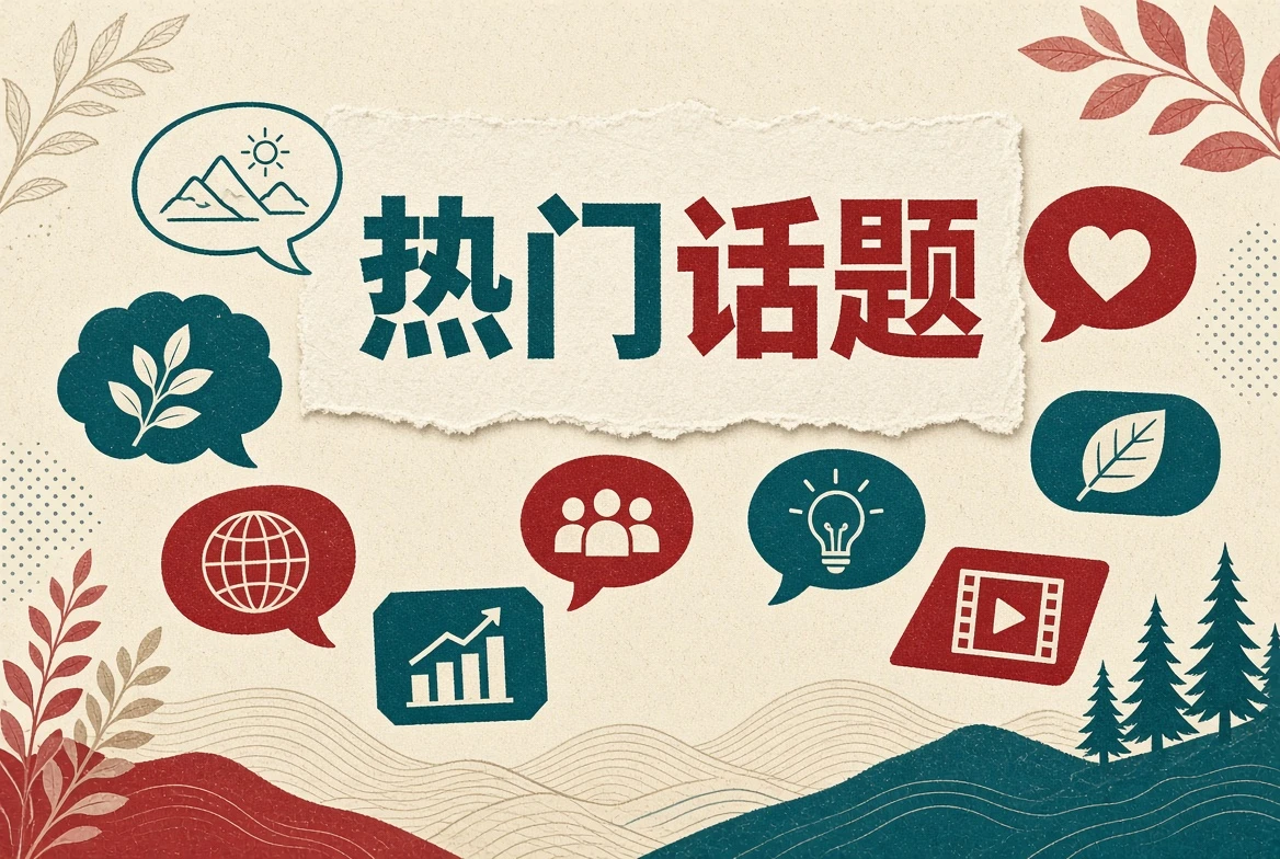 热门话题栏目视觉导览